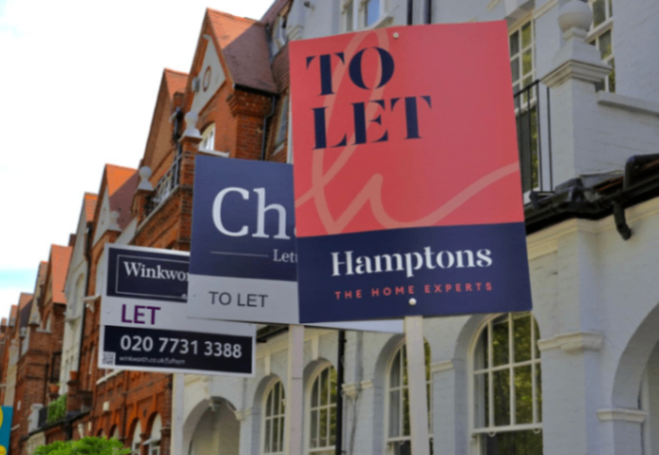 وصل سعر إيجار المنازل في لندن والمدن المحيطة بها إلى مستوى قياسي