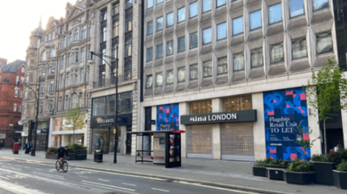 بدون پرداخت اجاره در خیابان آکسفورد لندن مغازه دار شوید