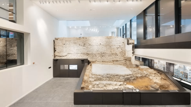 اكتشاف جزء كبير من السور الروماني الذي دفن لأكثر من 40