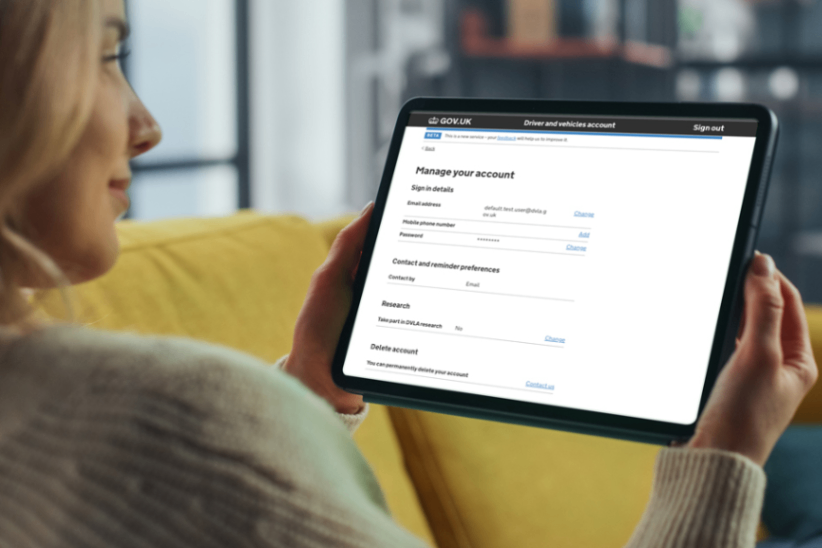 أطلقت DVLA حسابًا جديدًا عبر الإنترنت للسائقين