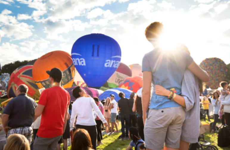 مهرجان Fiesta  الدولي للبالون في بريستول 