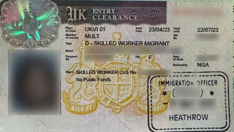 الاحتيال في تأشيرة العمال في المملكة المتحدة