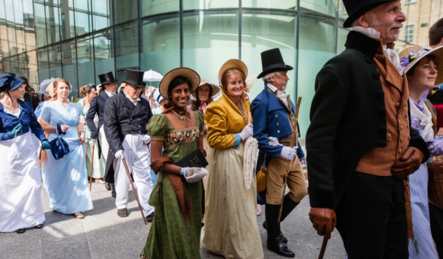 پیاده‌روی‌های روزانه با فستیوال Jane Austen 