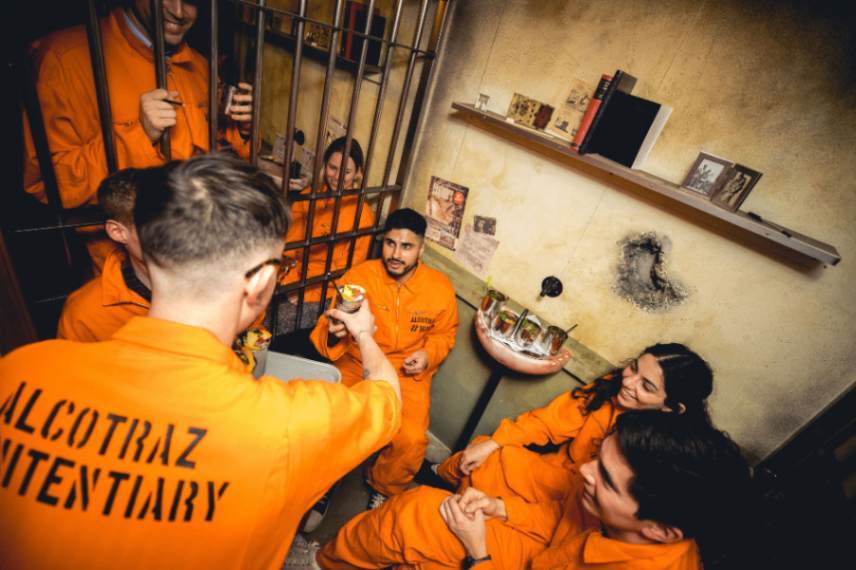 به زندان Alcotraz در لندن خوش آمدید!