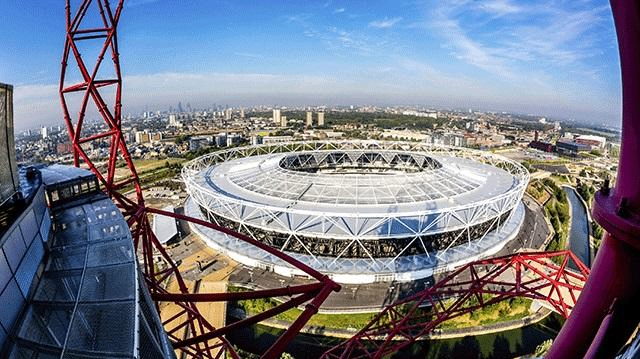 ArcelorMittal Orbit And Slide، البرج الأحمر في لندن، أكبر نفق منزلق في العالم