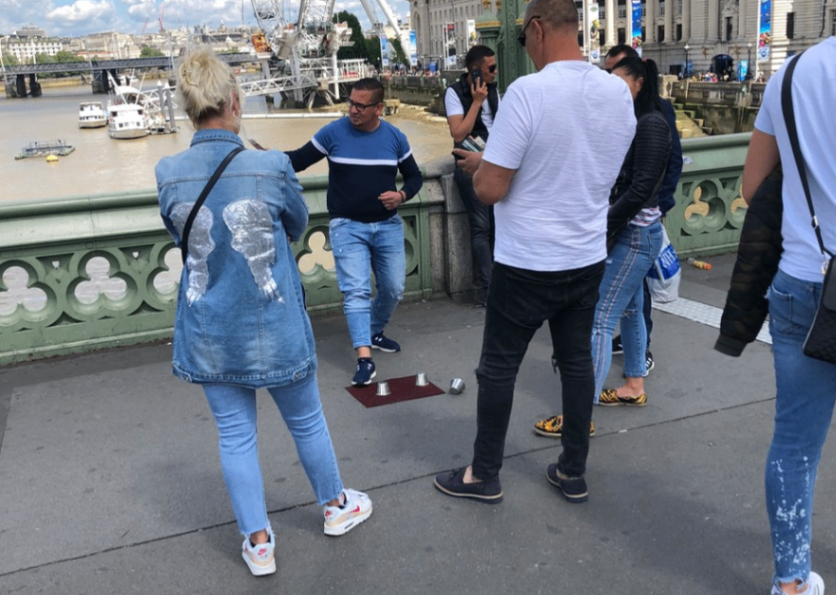 الرهان غير القانوني في شوارع لندن