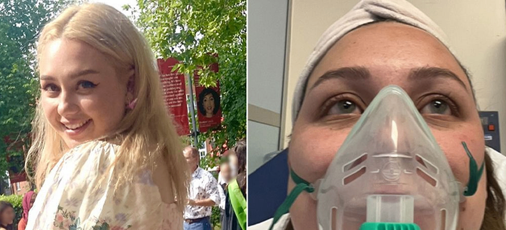 كاد الإدمان الشديد على السجائر الإلكترونية أن يقتل امرأة شابة