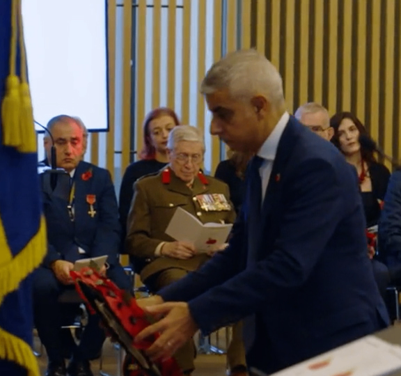 مراسم یادبود شهدای ما در سالن شهر لندن