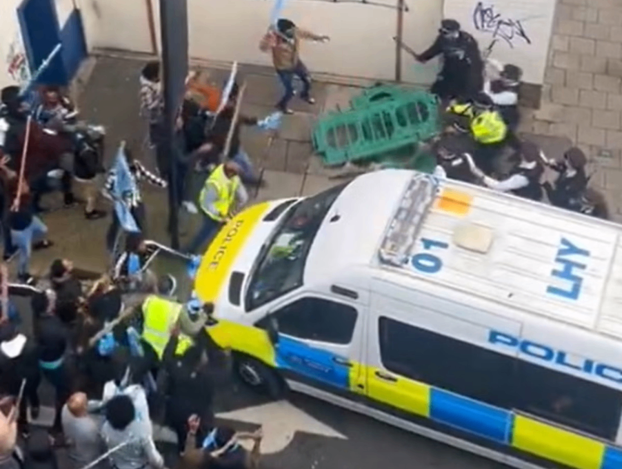 درگیری خشونت‌آمیز معترضین اریتره‌ای با پلیس