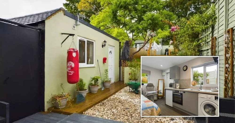 مالکی در لندن برای زندگی در کلبه انتهای حیاط خانه خود 1,100 پوند اجاره می‌گیرد