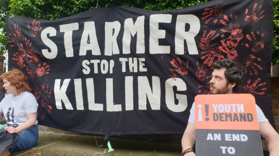 دستگیری سه حامی فلسطین در تظاهرات مقابل خانه رهبر حزب کارگر